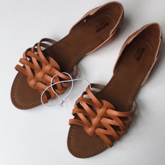 Mossimo Gena Strappy Flat Huarache Sandals New - Picture 2 of 5